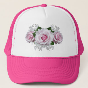 Pink Rose Bouquet Truckerkappe