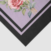 Pink Rose Bouquets Tiled Decoupage Seidenpapier (Ausschnitt)