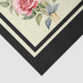 Pink Rose Bouquets Tiled Decoupage Seidenpapier (Ausschnitt)