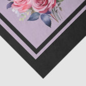 Pink Rose Bouquets Tiled Decoupage Seidenpapier (Ausschnitt)