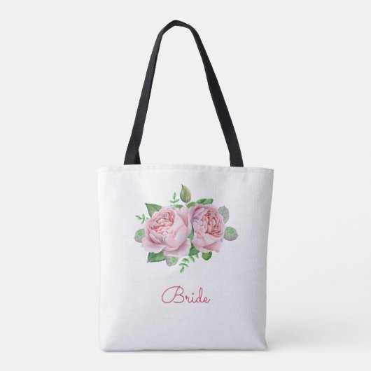 Pink Rose Bridal Tasche (Rückseite)