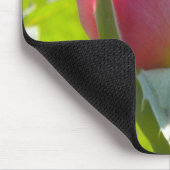 Pink Rose Bud Mouse-Pad Mousepad (Ecke)