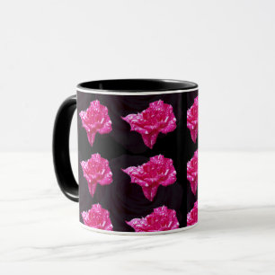 Pink_Rose_Candy,_Black Combo Kaffee Tasse