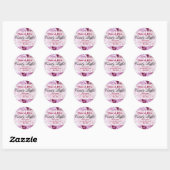PInk Rose Candy Buffet Aufkleber (Blatt)