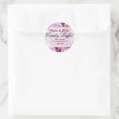 PInk Rose Candy Buffet Aufkleber (Tasche)
