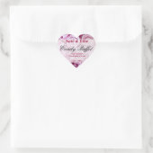 PInk Rose Candy Buffet Aufkleber (Tasche)