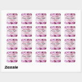PInk Rose Candy Buffet Sticker (Blatt)