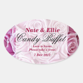PInk Rose Candy Buffet Sticker