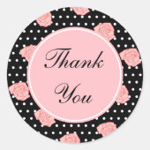 Pink Rose Danke, Stickers (Vorderseite)