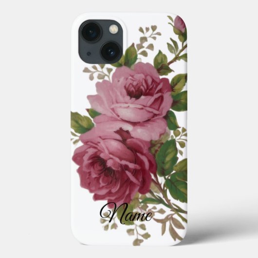 Pink Rose Elegance  Case-Mate iPhone Hülle (Rückseite)