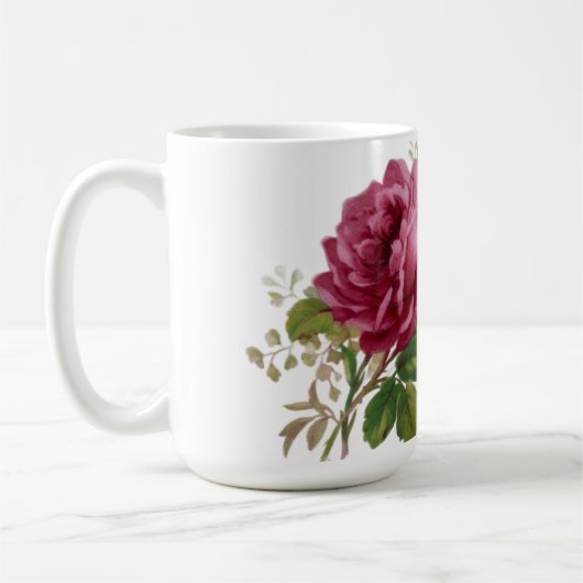 Pink Rose Elegance Kaffeetasse (Links)