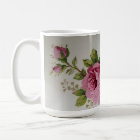 Pink Rose Elegance Kaffeetasse (Links)