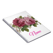 Pink Rose Elegance   Notizblock (Rechte Seite)