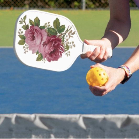 Pink Rose Elegance Pickleball Schläger