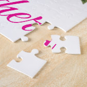 Pink Rose Elegance  Puzzle (Seite)