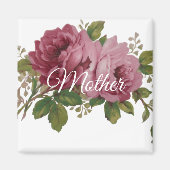 Pink Rose Eleganz Magnet (Vorne)