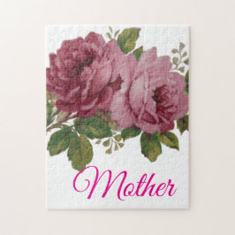 Pink Rose Eleganz Puzzle