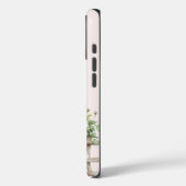 Pink Rose Floral Fence Cowgirl Case-Mate iPhone Hülle (Rückseite / Links)