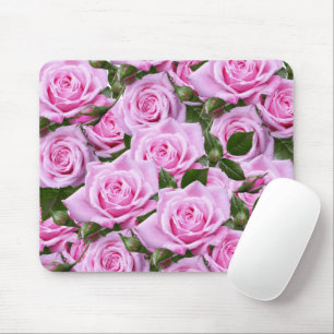 Pink Rose Floral  Mauspad! Mauspad