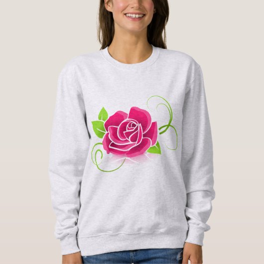 PINK ROSE FRAUEN'S T - Shirt (Vorderseite)