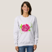 PINK ROSE FRAUEN'S T - Shirt (Vorne ganz)