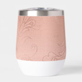 Pink Rose Glam Lace Wedding (Vorderseite)