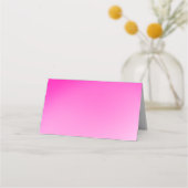 Pink Rose Glitterr Wedding Platzkarte (Rückseite)