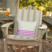 Pink Rose Gold Funkelnd Glittery Herz Muster Kissen (Stuhl)