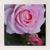 Pink Rose Jigsaw Puzzle (Horizontal)