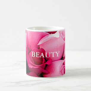 Pink Rose Kaffee Mugs Kaffeetasse