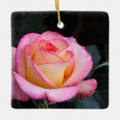 Pink Rose Keramikornament (Vorderseite)