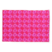 Pink Rose Kisses Pattern Kissenbezug (Rückseite)