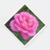 Pink Rose "Leonardo Da Vinci" Serviette (Ecke)