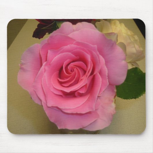 PINK ROSE MOUSEPAD (Vorne)