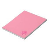 Pink rose notizblock (Rotiert)