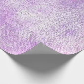 Pink Rose Paint Blush White Lilac Linen Wasserfarb Geschenkpapier (Ecke)