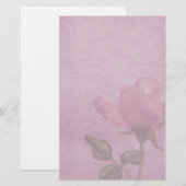 Pink Rose Parchment Stationierung Briefpapier (Vorne/Hinten)