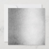 Pink Rose Pearly Blush Black Gray Metallic Circle Einladung (Rückseite)