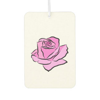 Pink Rose Pink Pink Petals Shades Dick Kontur Autolufterfrischer