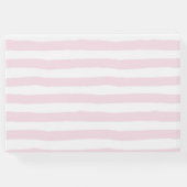 Pink Rose & Poppy Bouquet Wedding Gästebuch (Rückseite)