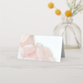 Pink Rose Quartz Wedding Platzkarte