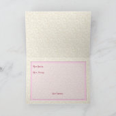 Pink Rose Romance - Danke (Innenseite)