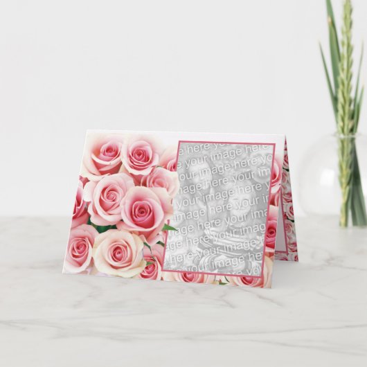 Pink Rose Romance - Vorlage (Vorderseite)