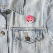 Pink Rose Team Bride Button (Beispiel)