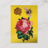 PINK ROSE UND HONEY BIETEWAX SIEGEL VISITENKARTE (Rückseite)