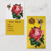 PINK ROSE UND HONEY BIETEWAX SIEGEL VISITENKARTE (Vorne/Hinten)