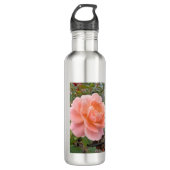 Pink Rose Water Bottle Edelstahlflasche (Vorderseite)
