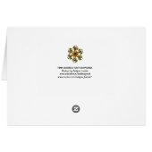 PINK ROSENKNOSPE UND DIAMONDS BLUE DAMASK Mutterta (Rückseite Horizontal)