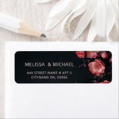 Pink Roses 3D Dark Flowers |  Wedding (Insitu)