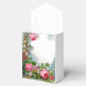 PINK ROSES AND JASMINES GEM STONE WEDING MONOGRAM GESCHENKSCHACHTEL (Geöffnet)